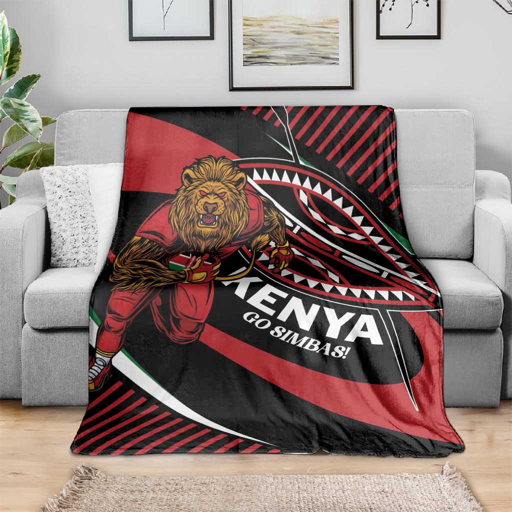 Kenya Rugby Blanket Simbas Elevate Your Game LT01