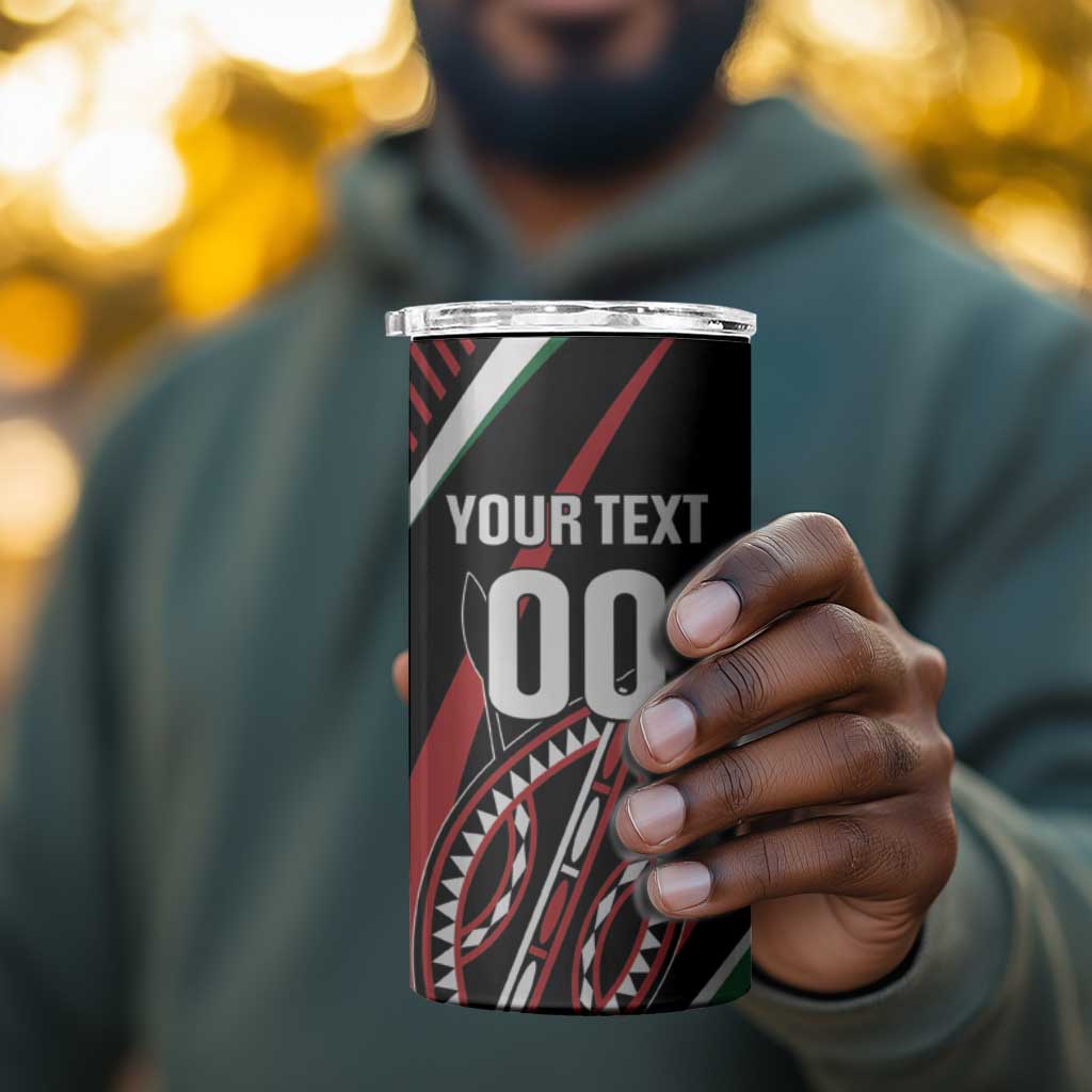 Custom Kenya Rugby 4 in 1 Can Cooler Tumbler Simbas Elevate Your Game LT01