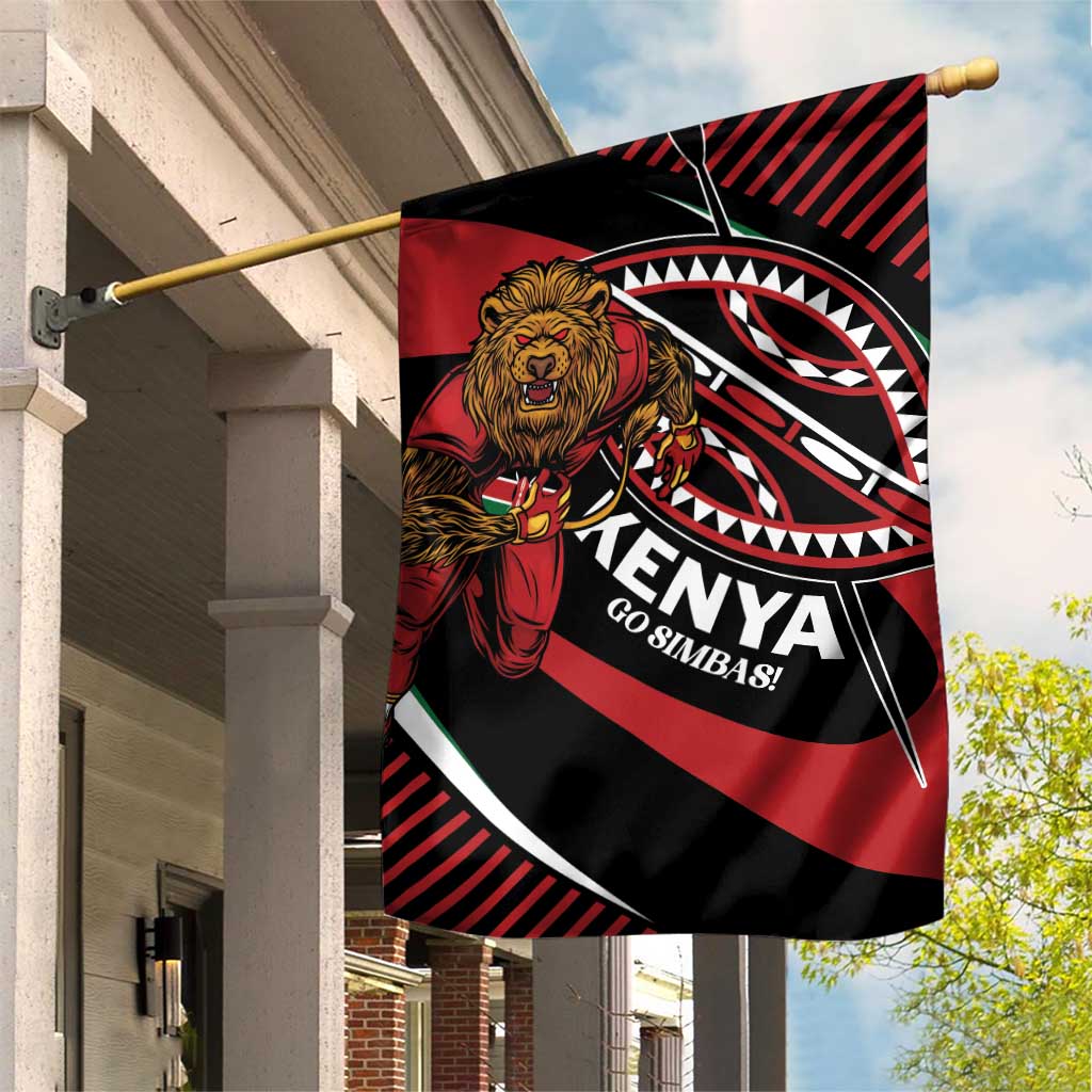 Kenya Rugby Garden Flag Simbas Elevate Your Game LT01