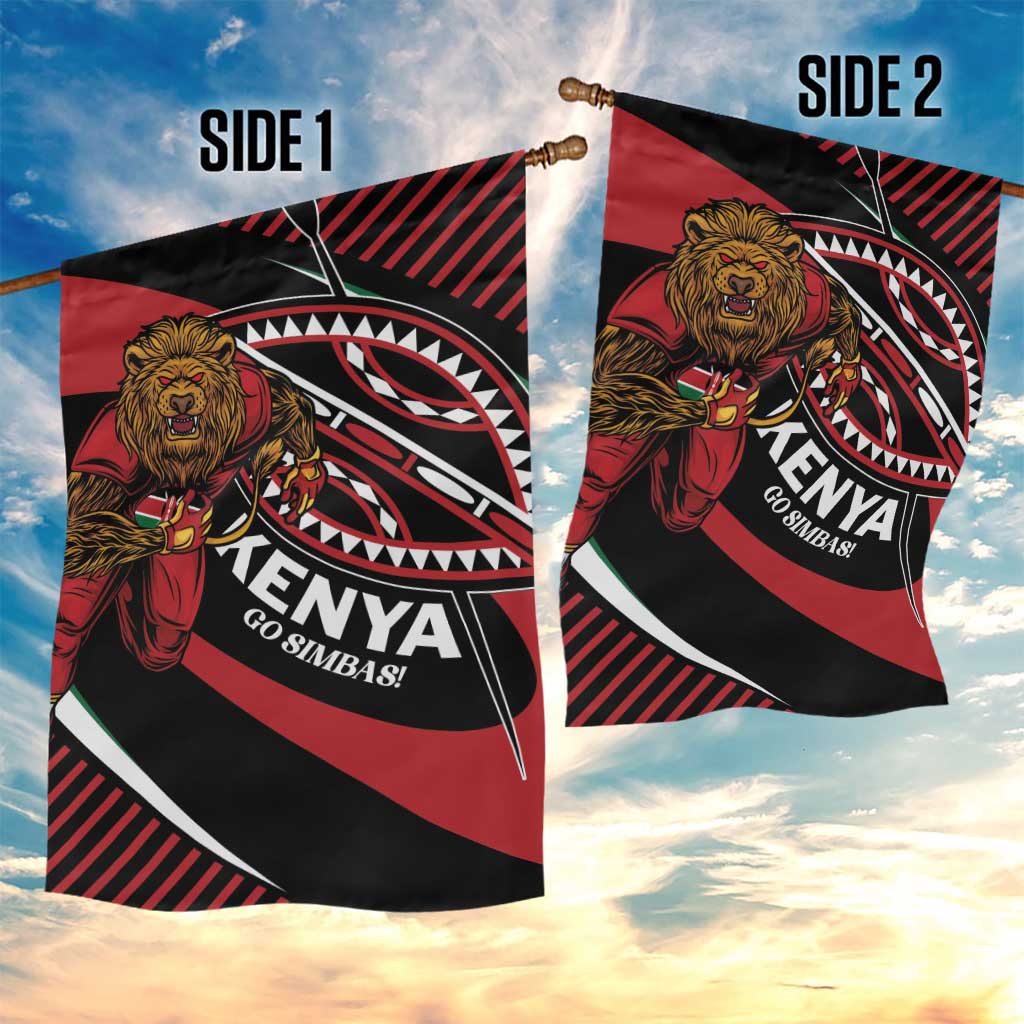 Kenya Rugby Garden Flag Simbas Elevate Your Game LT01