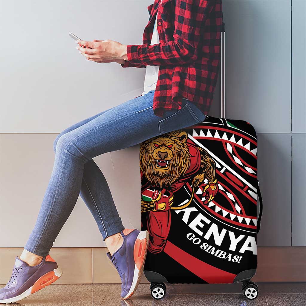 Kenya Rugby Simbas Luggage Cover Elevate Your Game LT01