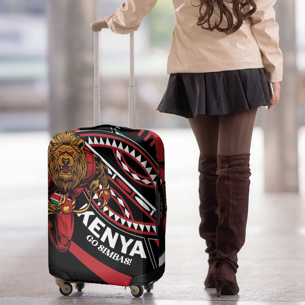 Kenya Rugby Simbas Luggage Cover Elevate Your Game LT01