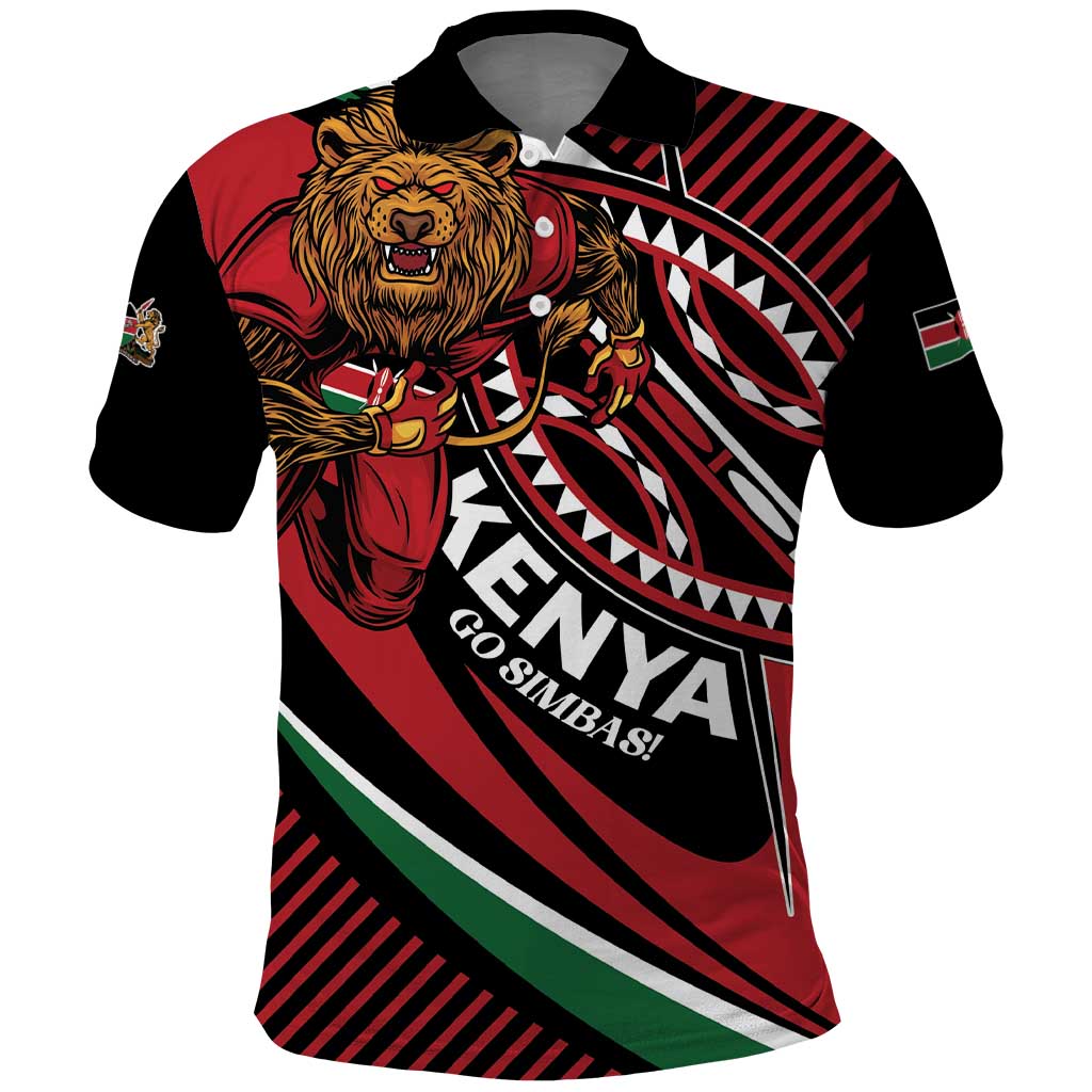 Custom Kenya Rugby Simbas Polo Shirt Elevate Your Game LT01