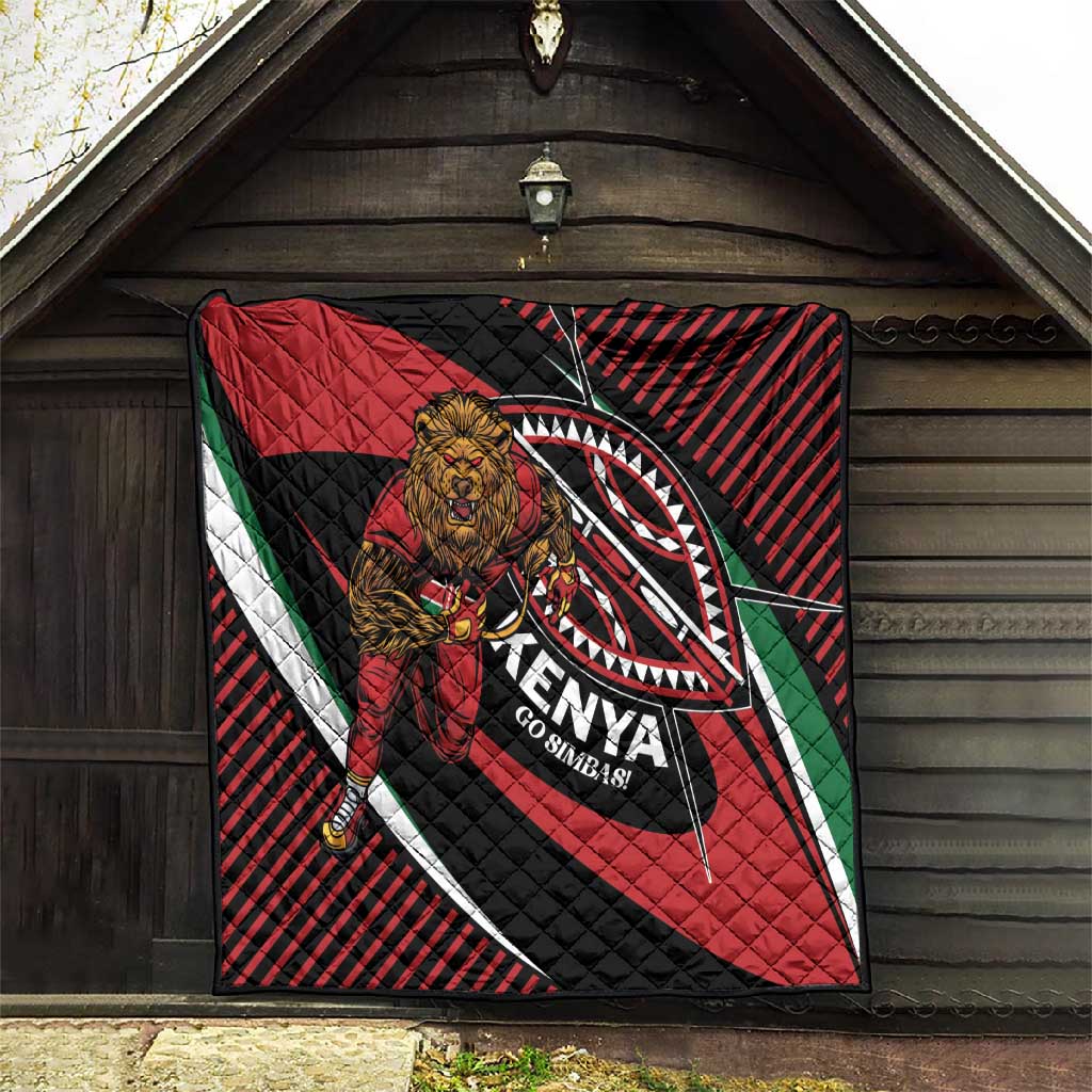 Kenya Rugby Quilt Simbas Elevate Your Game LT01