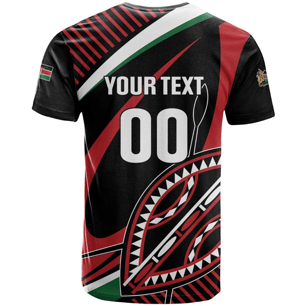 Custom Kenya Rugby T shirt Simbas Elevate Your Game LT01