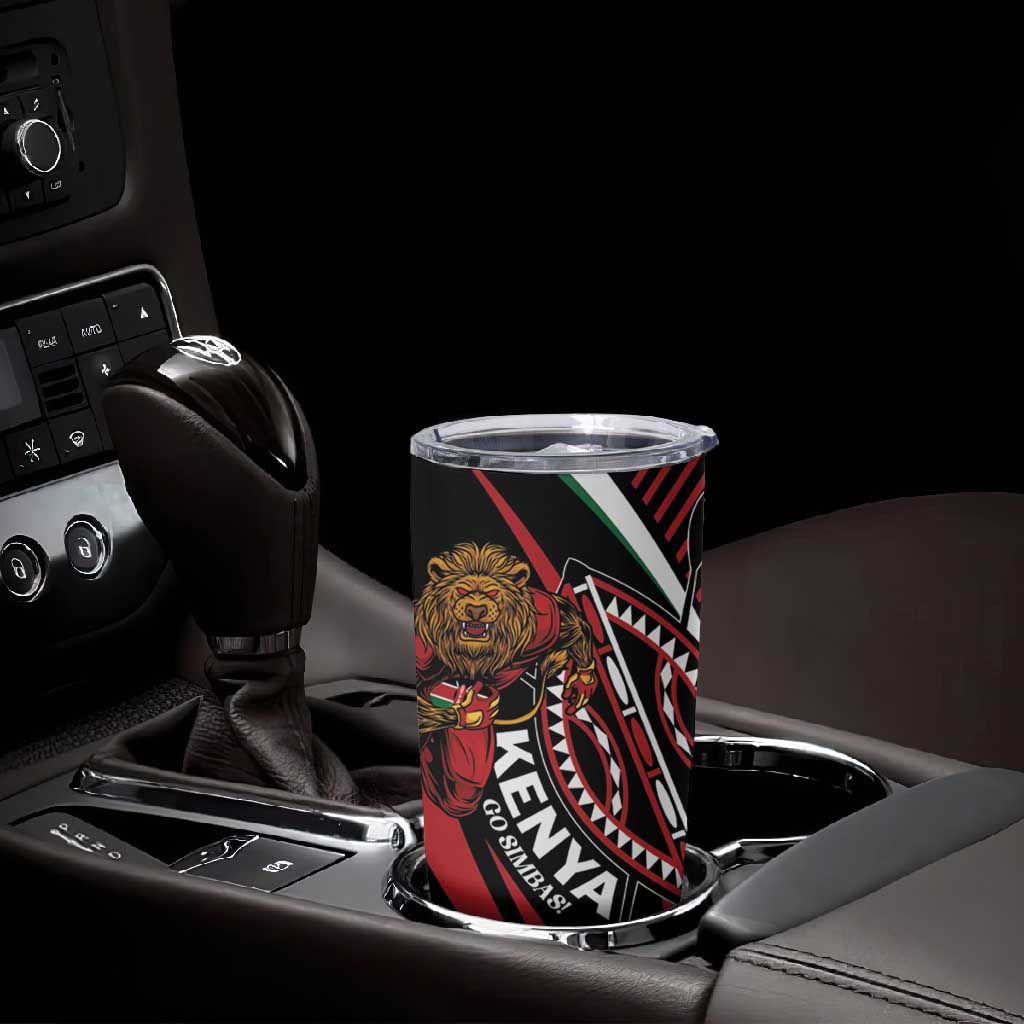 Custom Kenya Rugby Tumbler Cup Simbas Elevate Your Game LT01