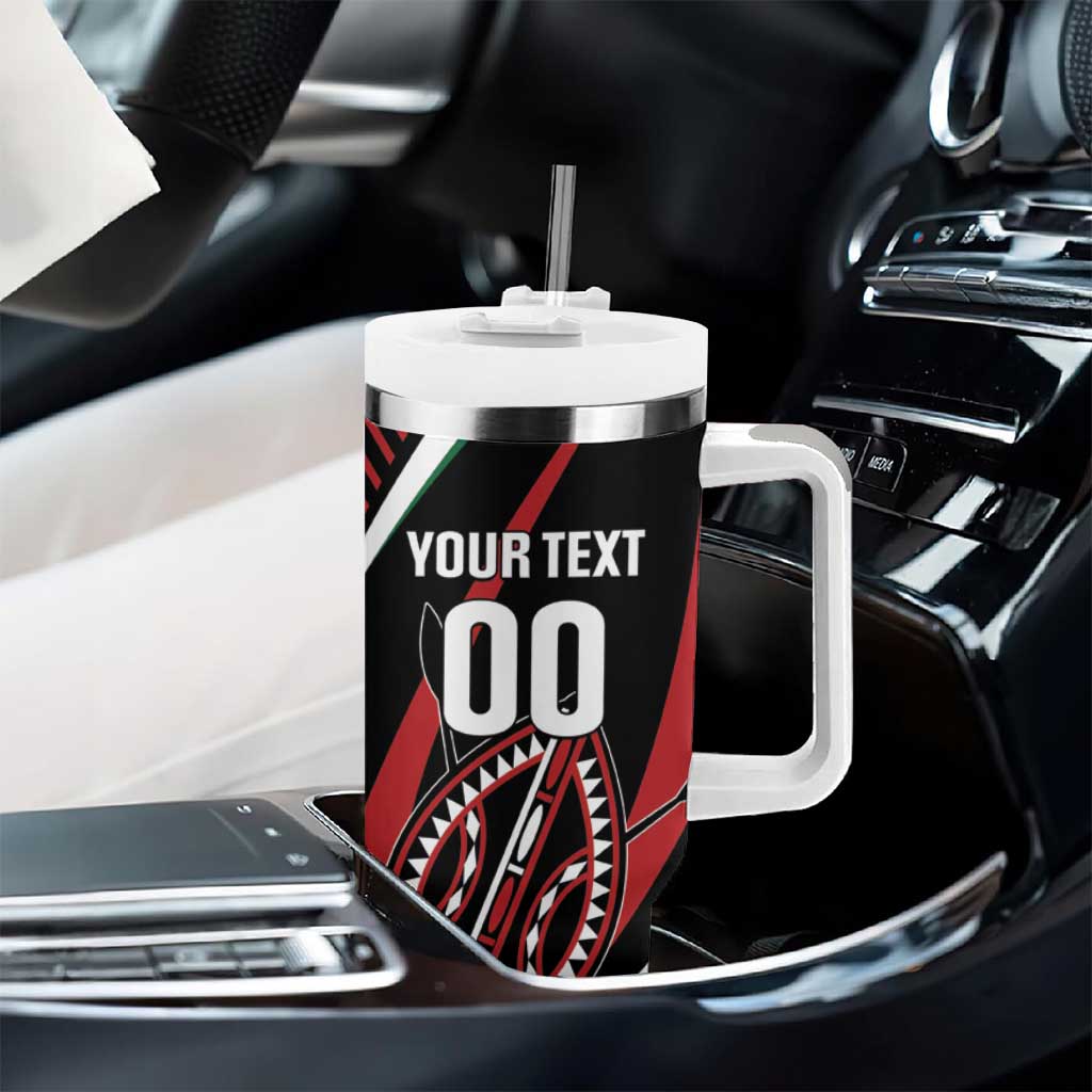 Custom Kenya Rugby Tumbler With Handle Simbas Elevate Your Game LT01