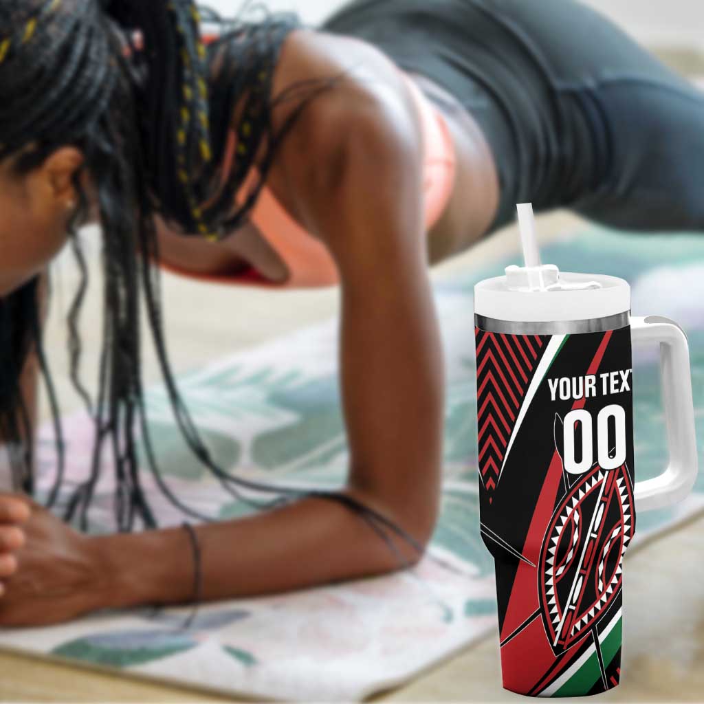 Custom Kenya Rugby Tumbler With Handle Simbas Elevate Your Game LT01