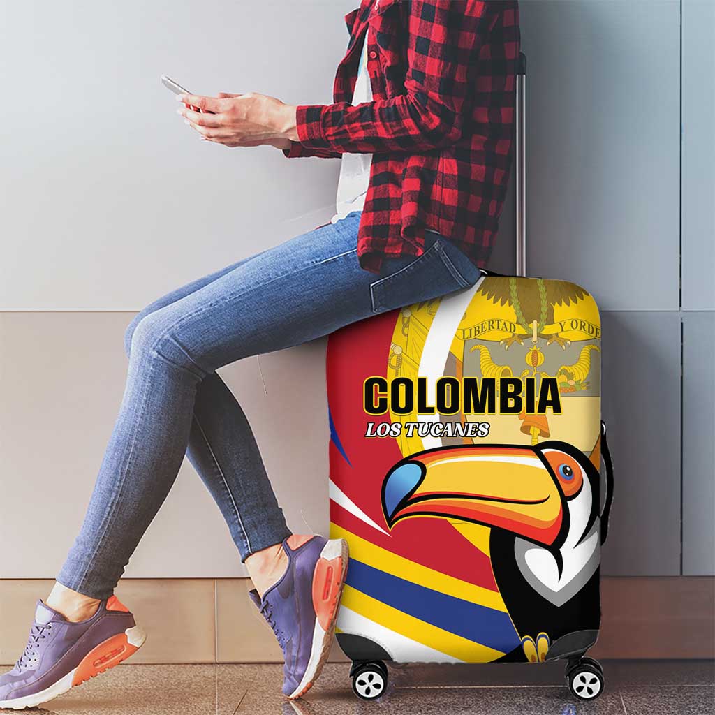 Colombia Rugby Luggage Cover Los Tucanes Go Champions LT01