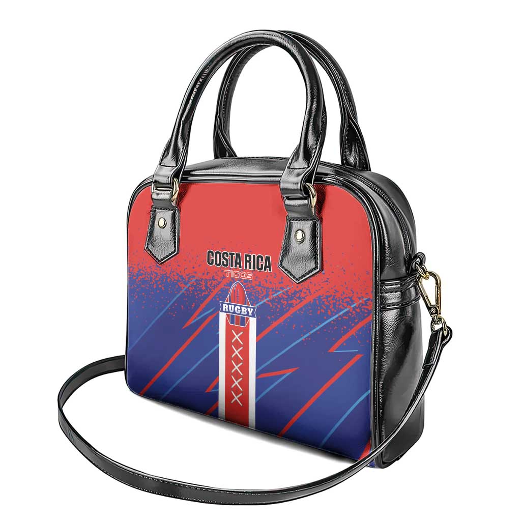 Costa Rica Rugby Shoulder Handbag Ticos Go Champions LT01