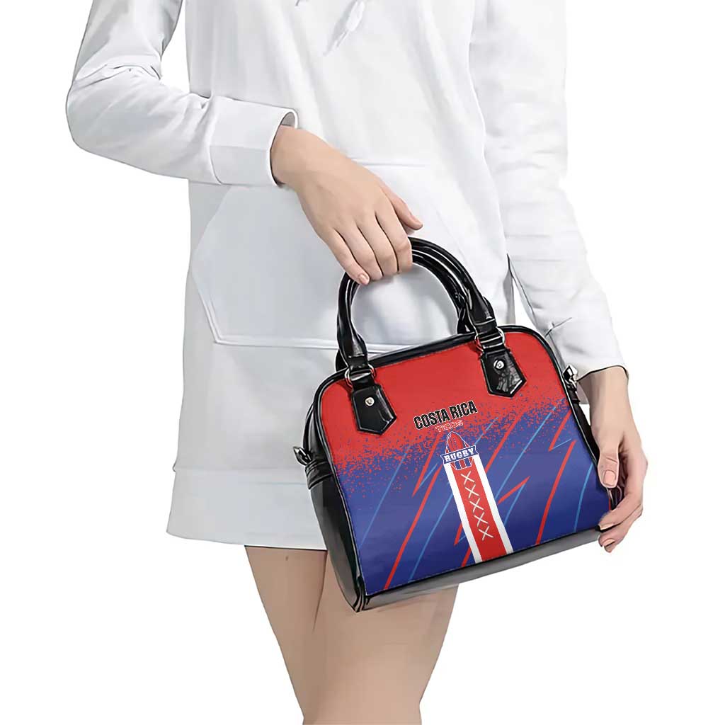Costa Rica Rugby Shoulder Handbag Ticos Go Champions LT01