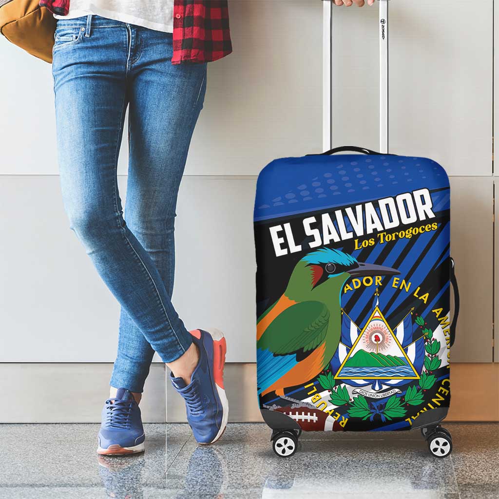 El Salvador Rugby Luggage Cover Los Torogoces Go Champions LT01