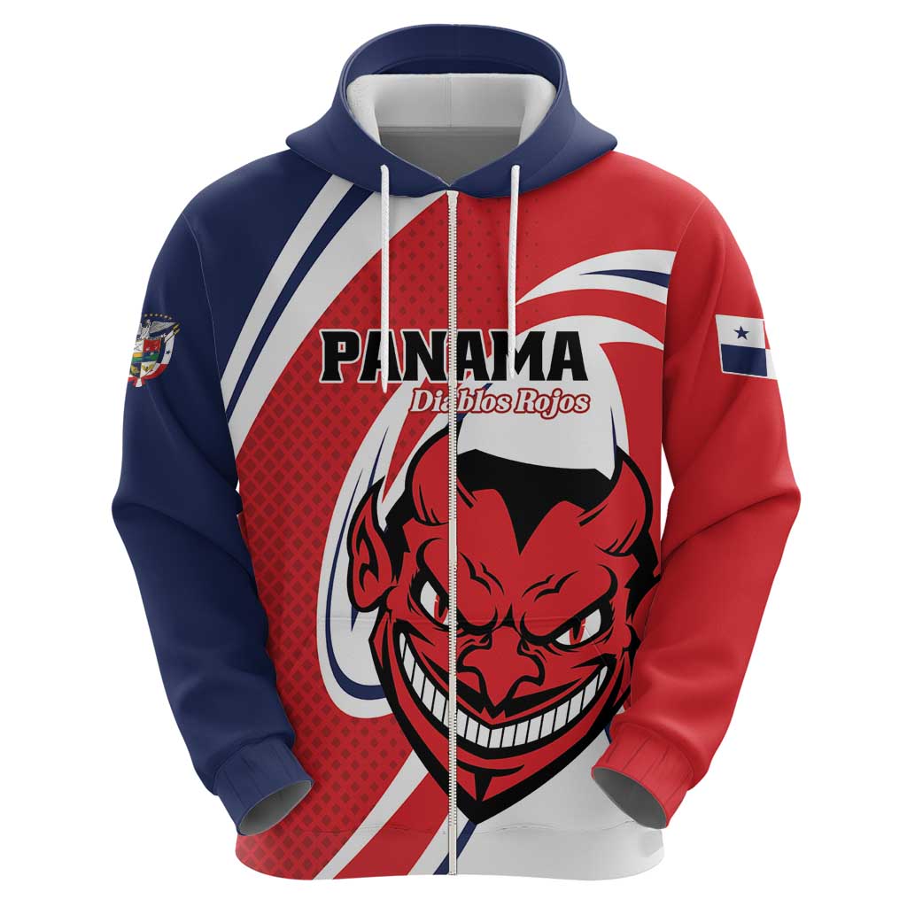 Custom Panama Rugby Hoodie Diablos Rojos Go Champions LT01
