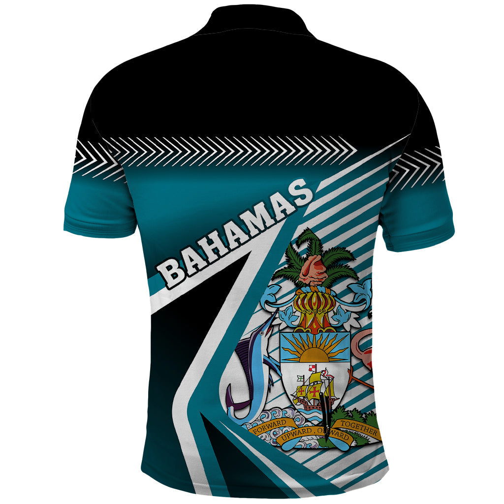 The Bahamas Polo Shirt Bahamian Blue Marlin Special Version LT01
