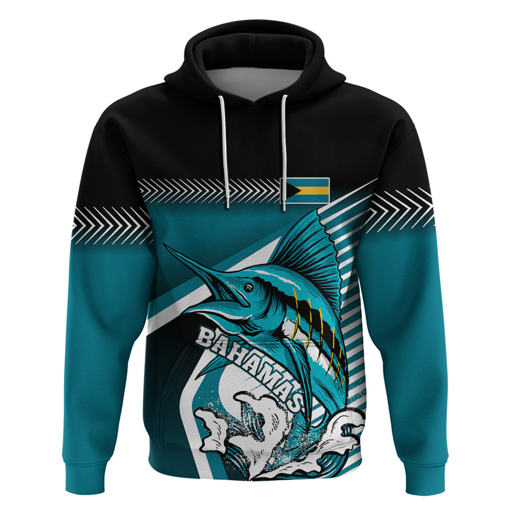 Personalised The Bahamas Hoodie Bahamian Blue Marlin Special Version LT01