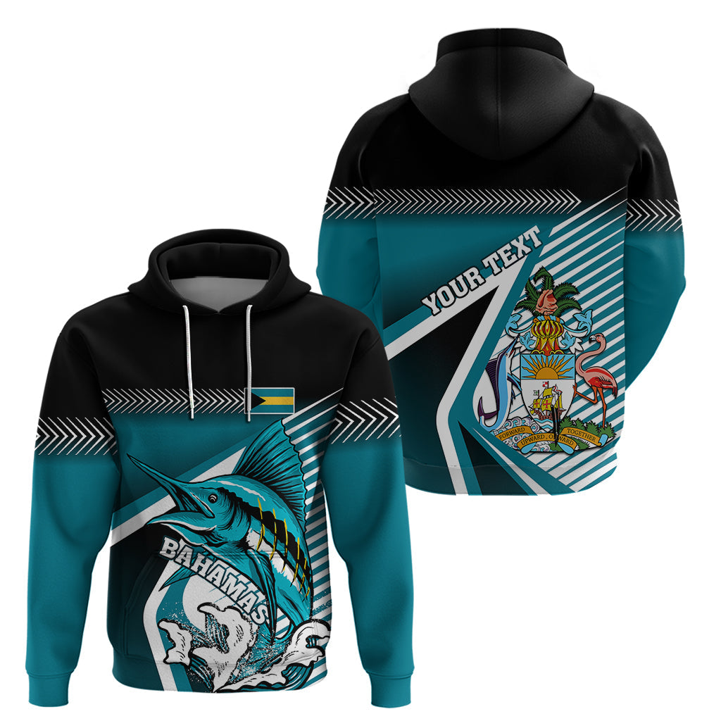 Personalised The Bahamas Hoodie Bahamian Blue Marlin Special Version LT01