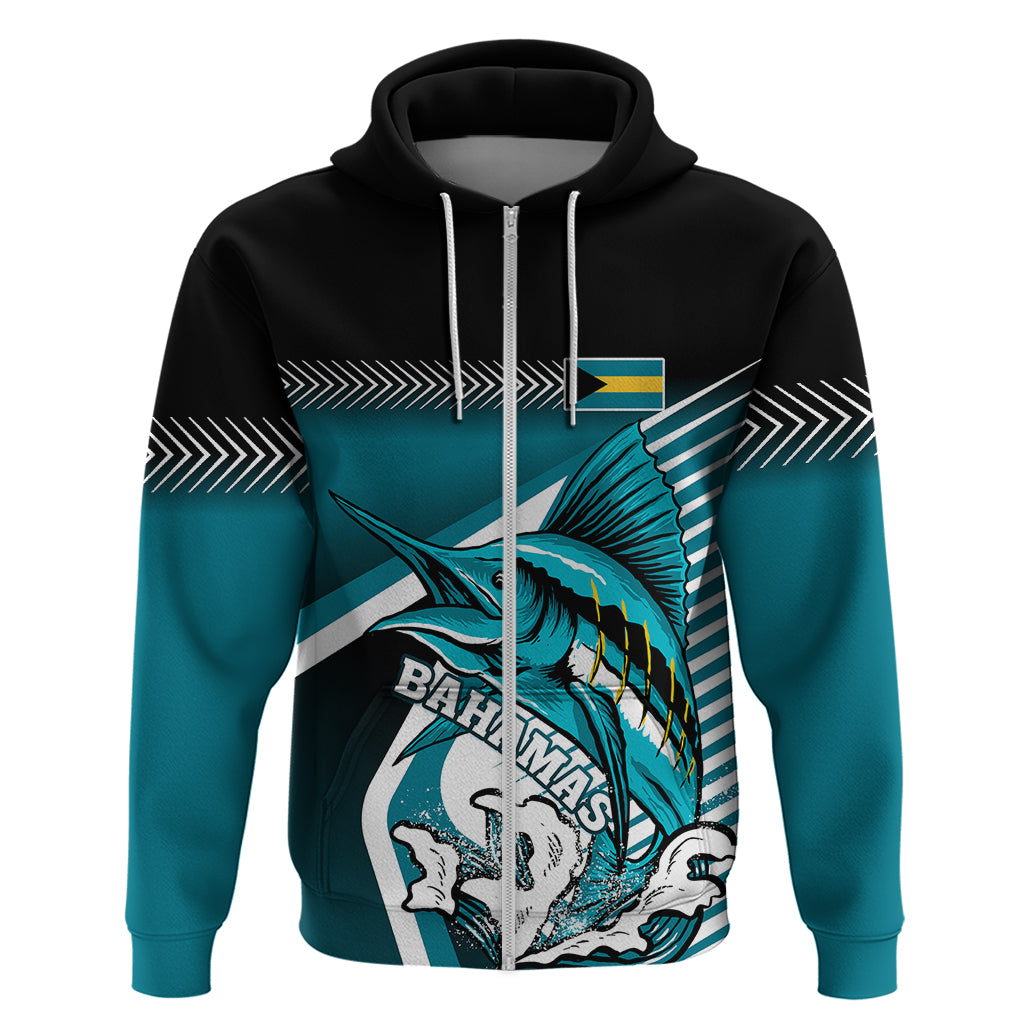 Personalised The Bahamas Hoodie Bahamian Blue Marlin Special Version LT01