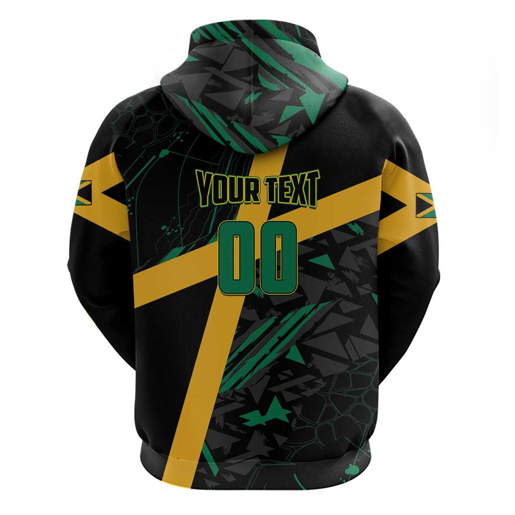 Custom Rugby Jamaica Crocs Hoodie Cool Runnings on Grass LT01