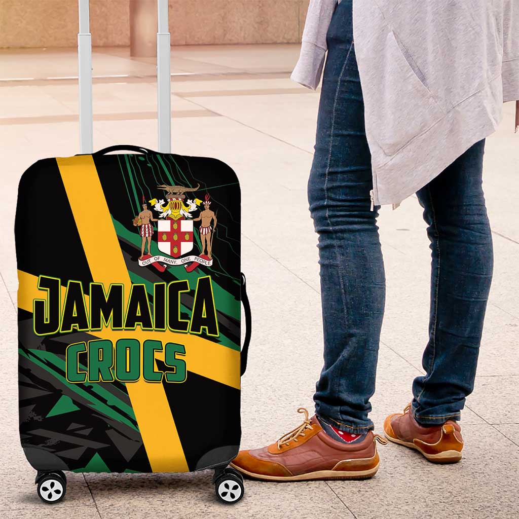 Rugby Jamaica Crocs Luggage Cover Cool Runnings on Grass LT01