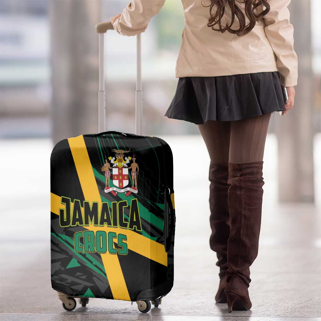 Rugby Jamaica Crocs Luggage Cover Cool Runnings on Grass LT01