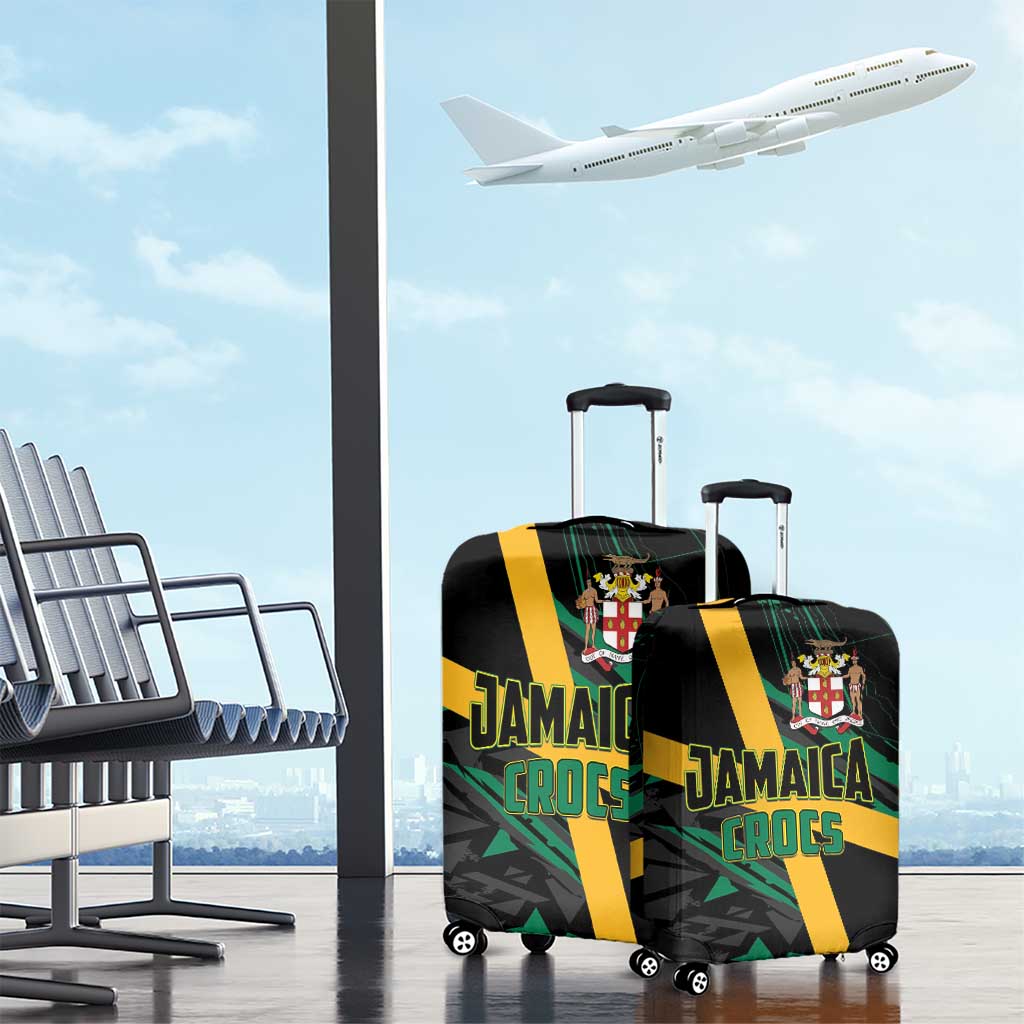 Rugby Jamaica Crocs Luggage Cover Cool Runnings on Grass LT01