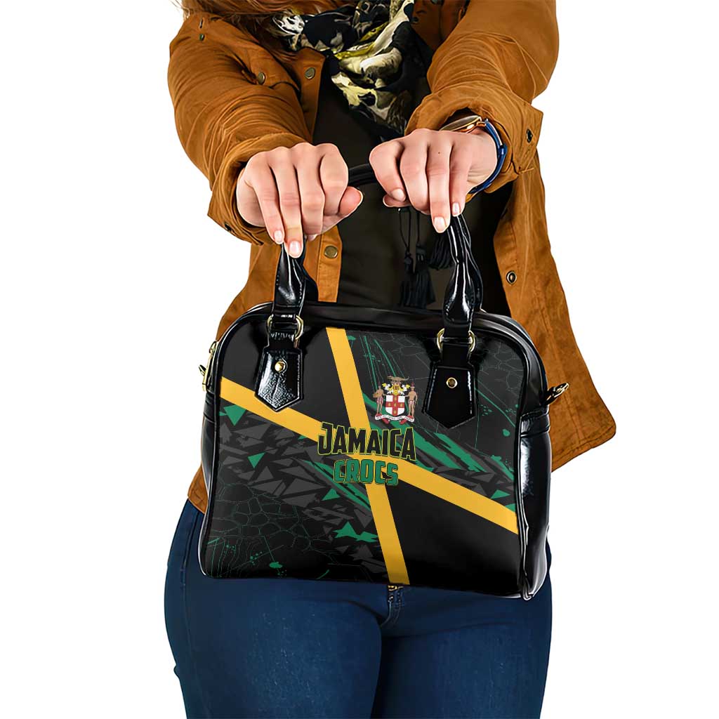 Rugby Jamaica Crocs Shoulder Handbag Cool Runnings on Grass LT01