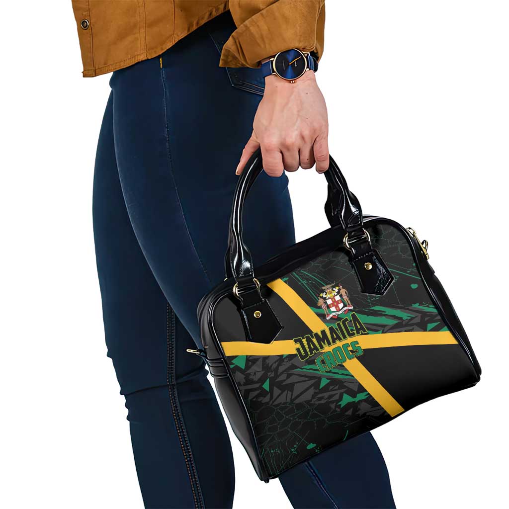Rugby Jamaica Crocs Shoulder Handbag Cool Runnings on Grass LT01