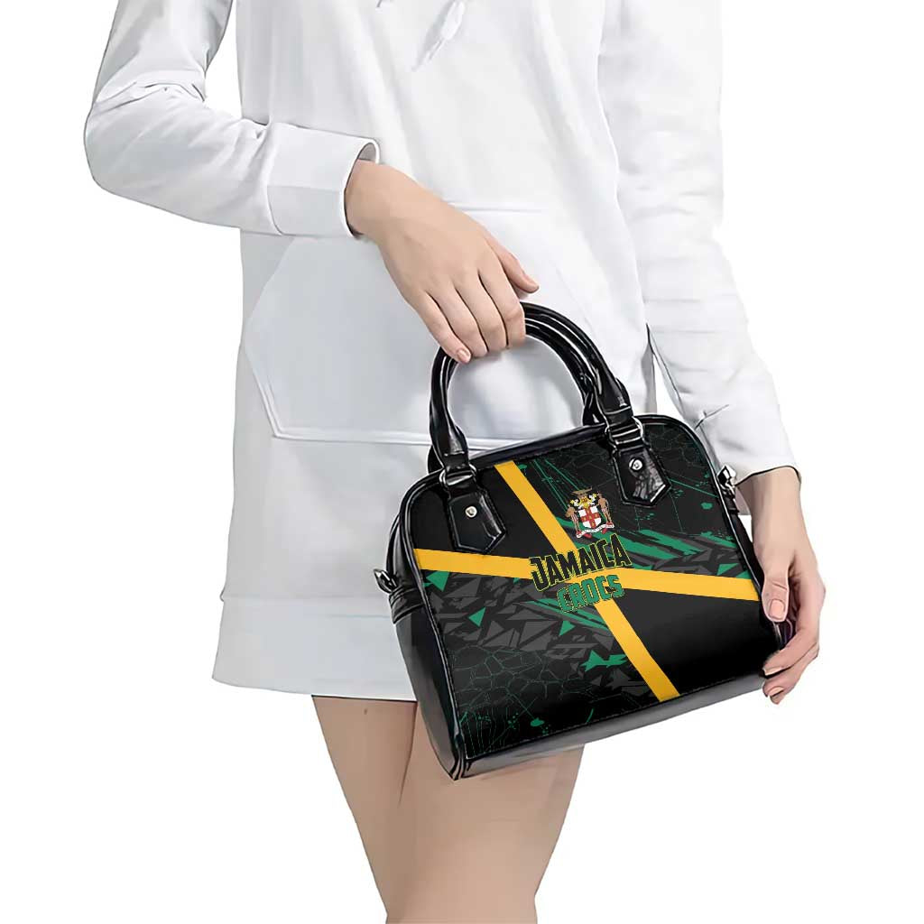 Rugby Jamaica Crocs Shoulder Handbag Cool Runnings on Grass LT01