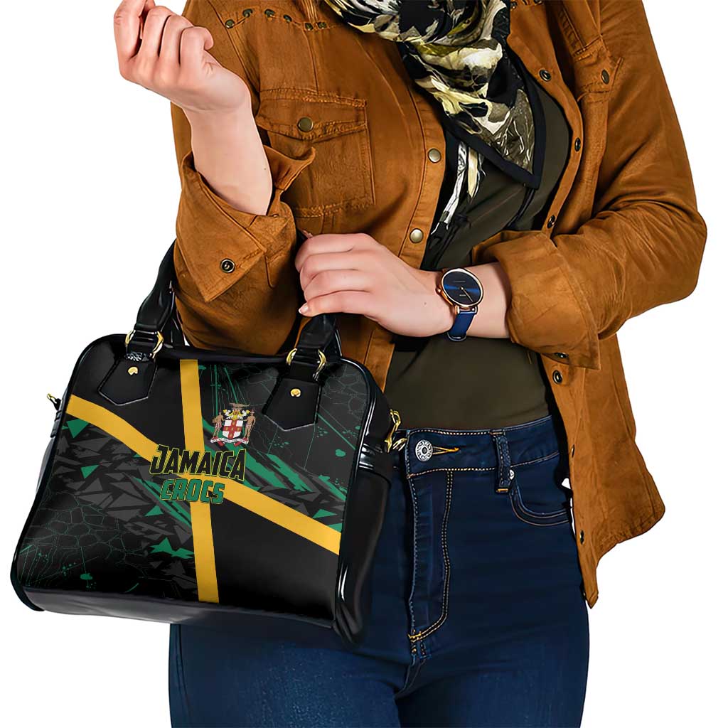 Rugby Jamaica Crocs Shoulder Handbag Cool Runnings on Grass LT01