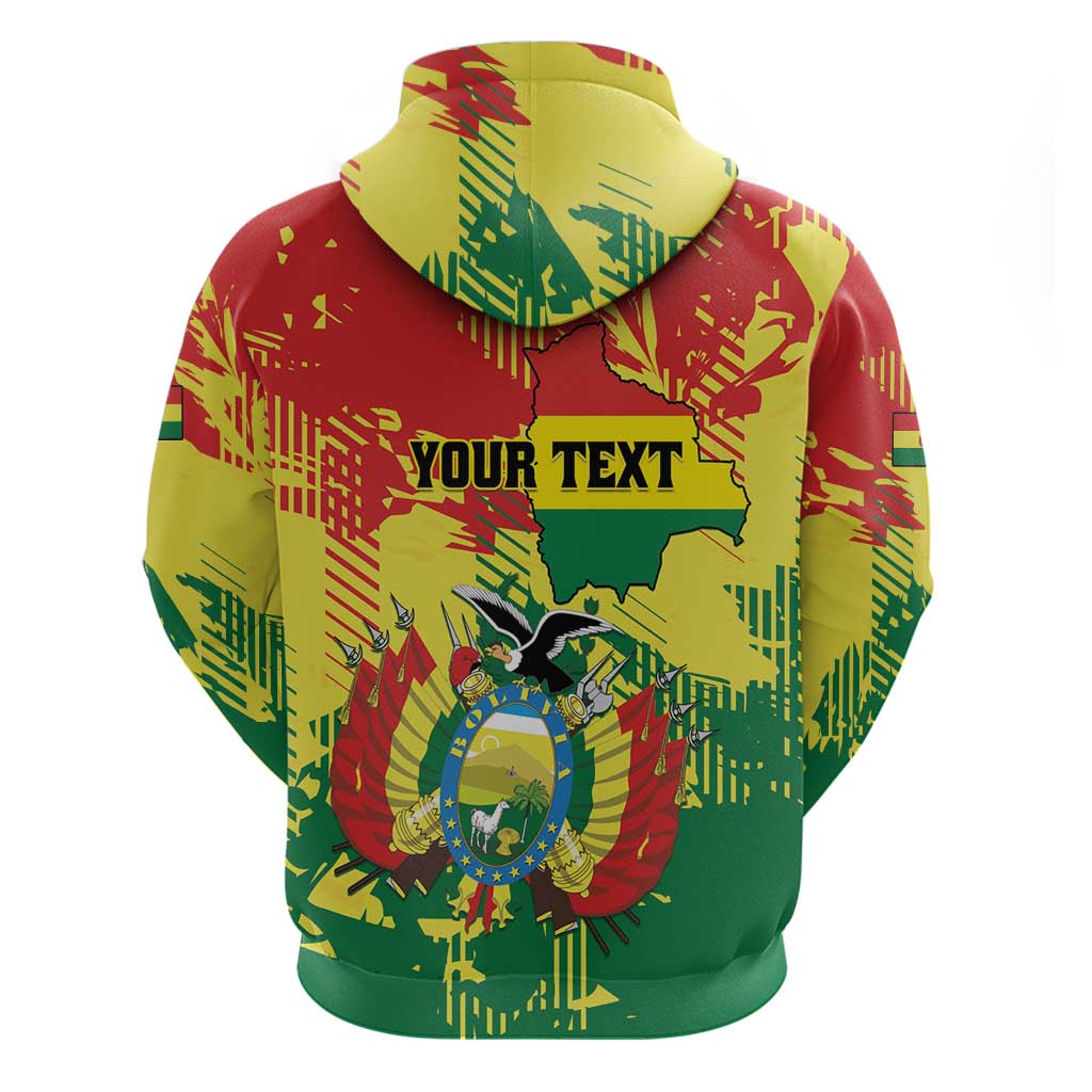 Personalized Bolivia 1825 Hoodie Coat Of Arms Flag Colors LT01