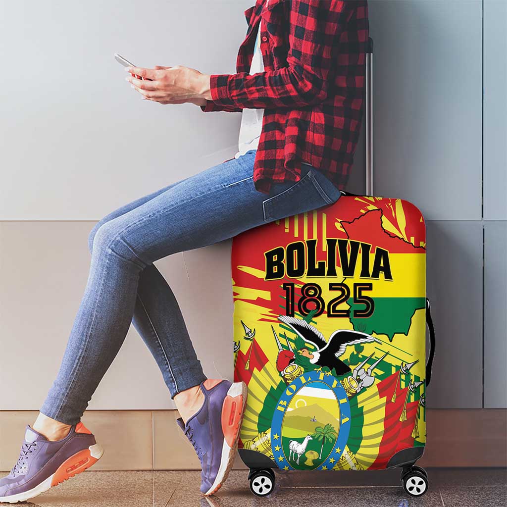 Bolivia 1825 Luggage Cover Coat Of Arms Flag Colors LT01