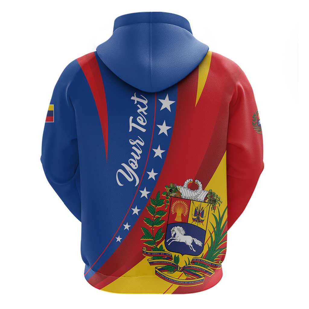 Personalized Venezuela Hoodie Dios y Federacion Curve Star LT01
