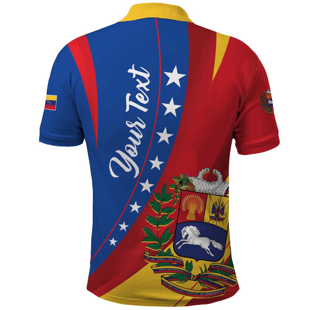Personalized Venezuela Polo Shirt Dios y Federacion Curve Star LT01