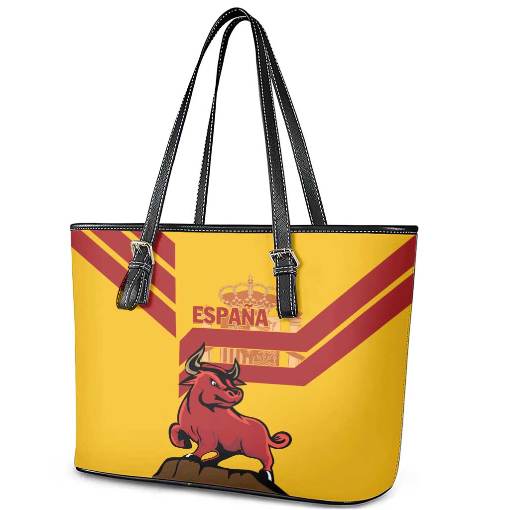 Spain Leather Tote Bag Spanish Fighting Bull LT01