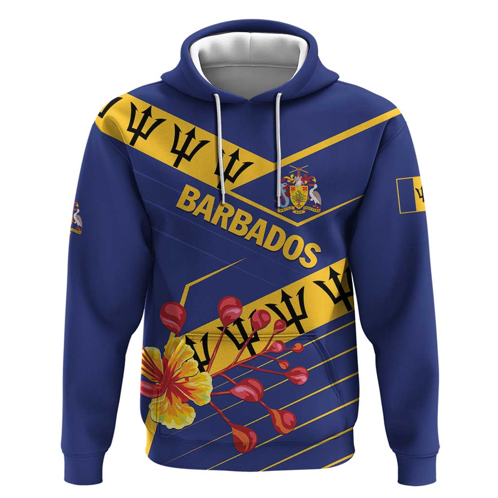 Personalized Barbados Hoodie Pride and Industry LT01