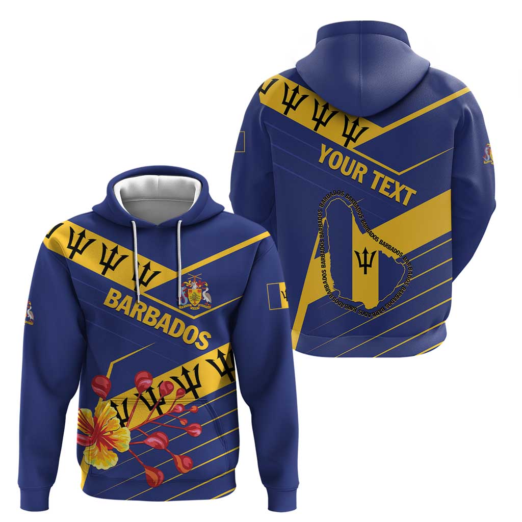 Personalized Barbados Hoodie Pride and Industry LT01