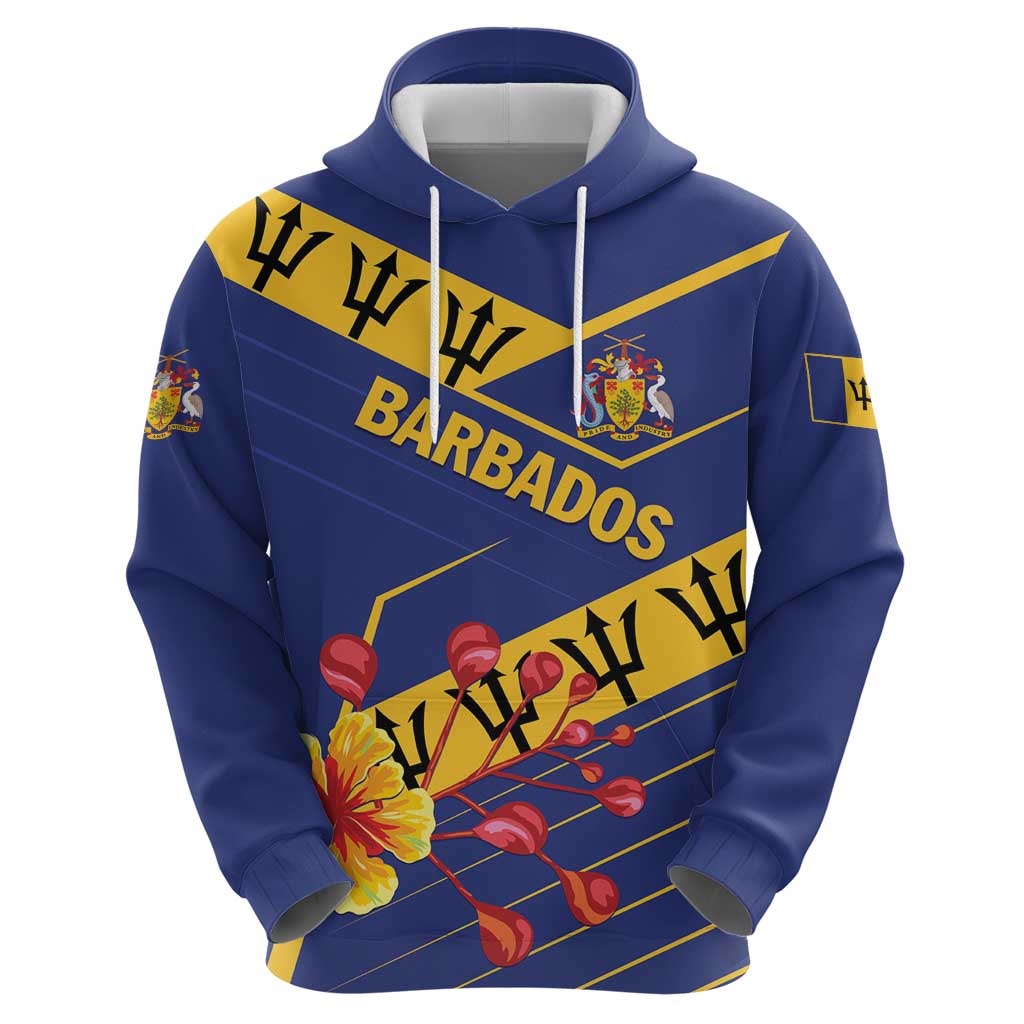 Personalized Barbados Hoodie Pride and Industry LT01