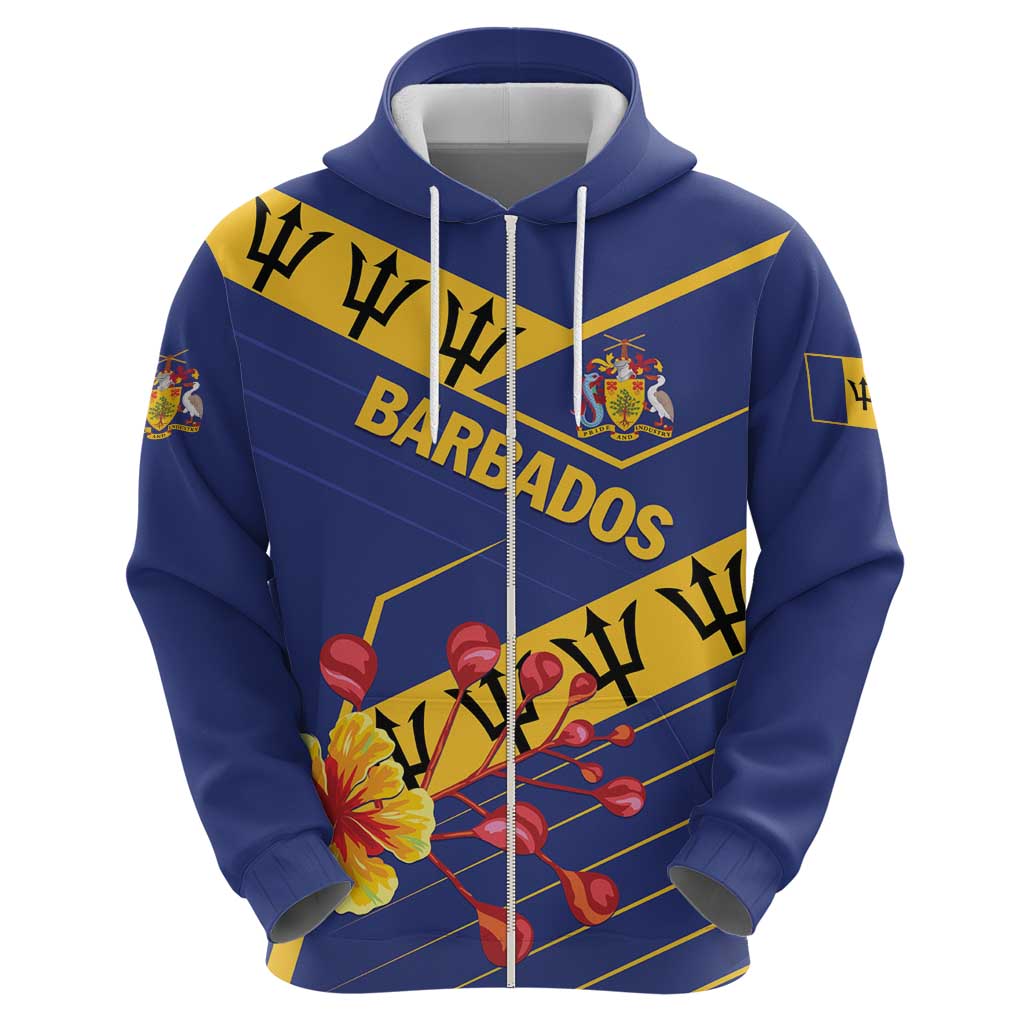Personalized Barbados Hoodie Pride and Industry LT01
