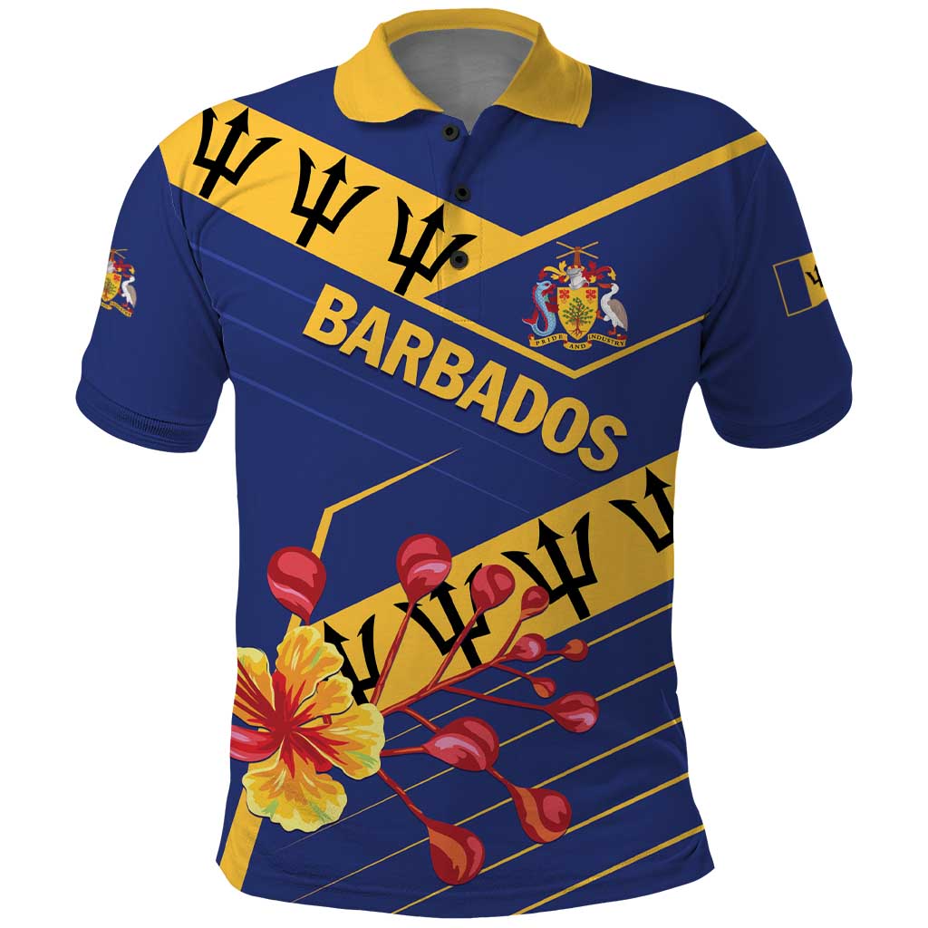 Personalized Barbados Polo Shirt Pride and Industry LT01