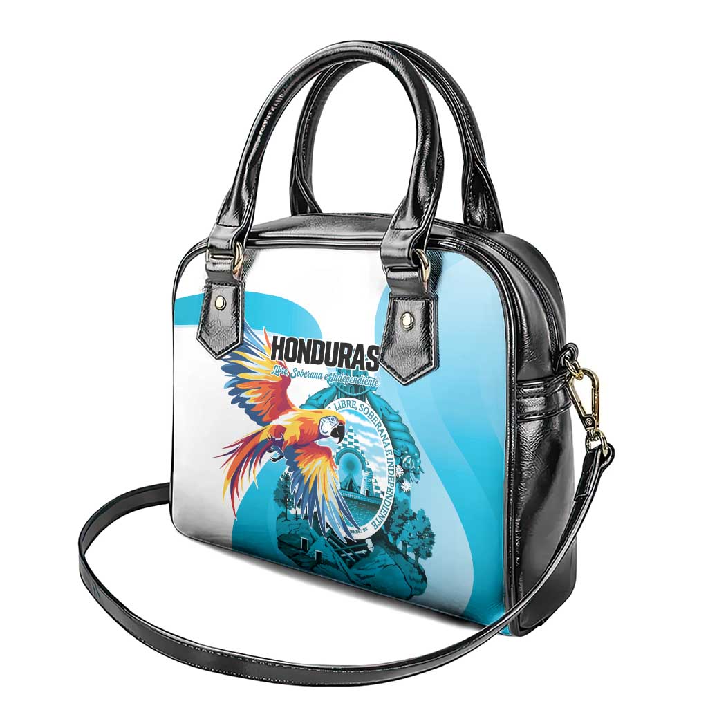 Honduras 1821 Shoulder Handbag Scarlet Macaw Sky Blue Color LT01