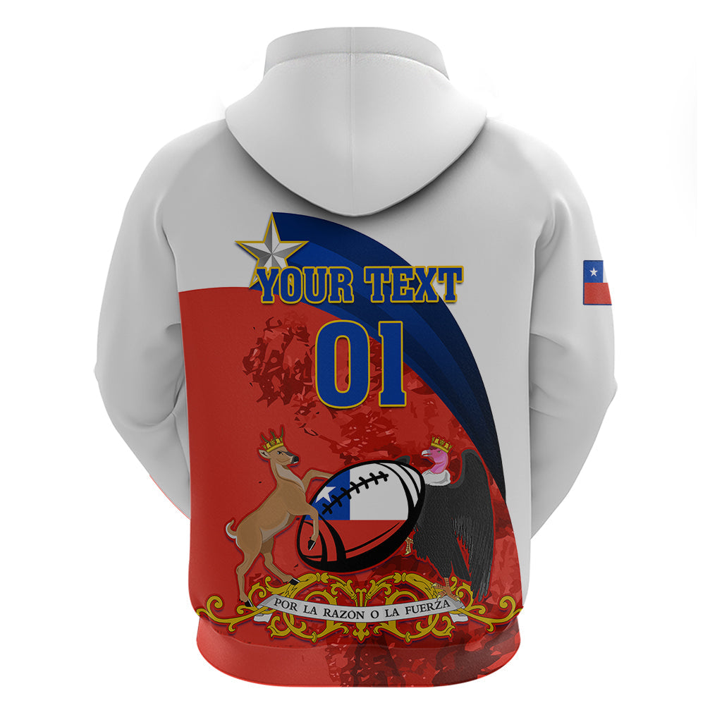 Custom Chile Rugby Hoodie The Condors Go 2023 World Cup LT01
