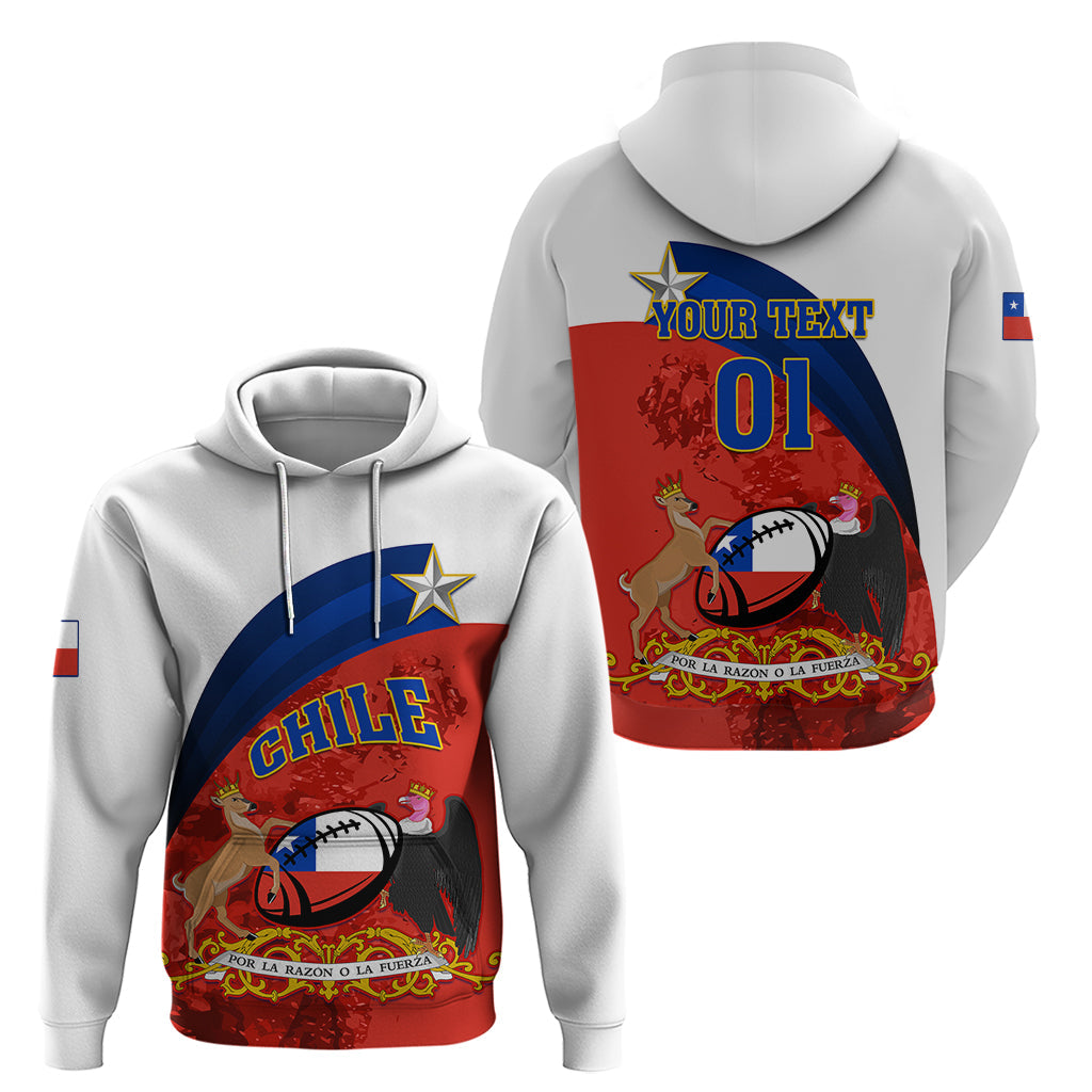 Custom Chile Rugby Hoodie The Condors Go 2023 World Cup LT01