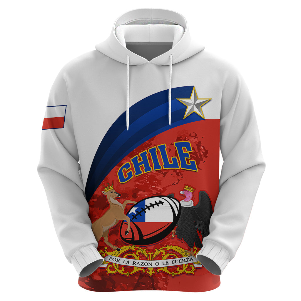 Custom Chile Rugby Hoodie The Condors Go 2023 World Cup LT01