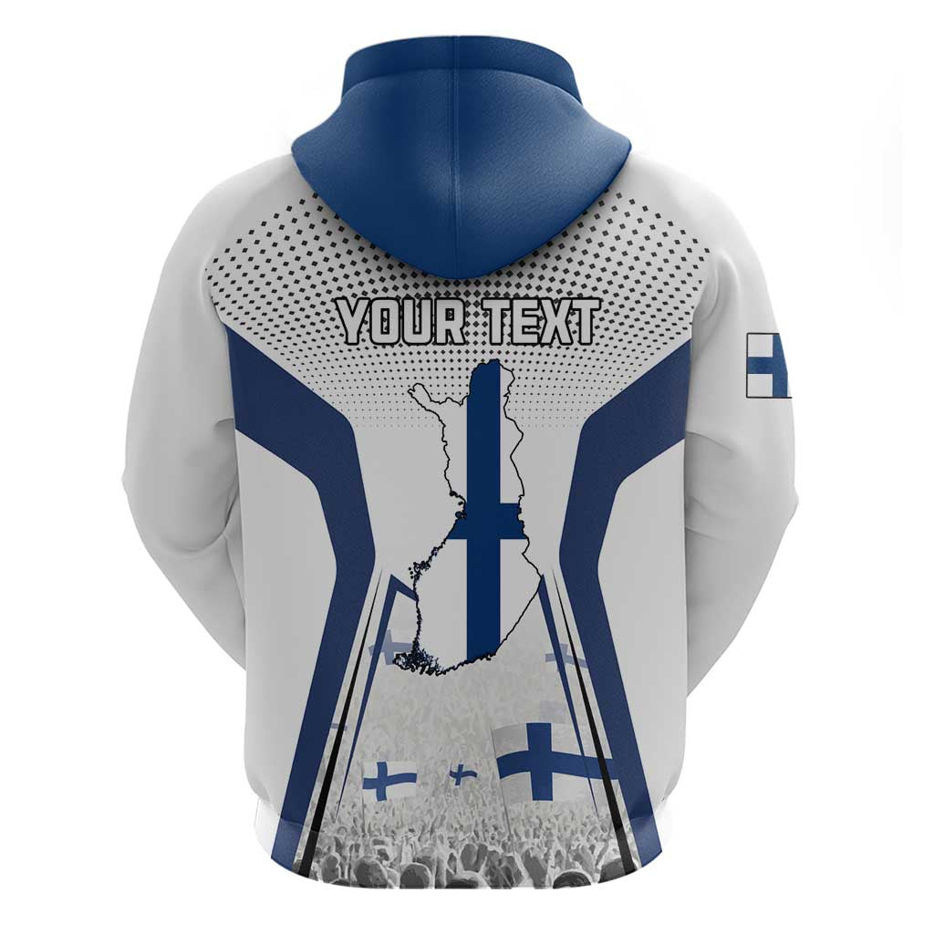 Personalised Finland Independence Day Hoodie Suomi Coat Of Arms Special Version LT01