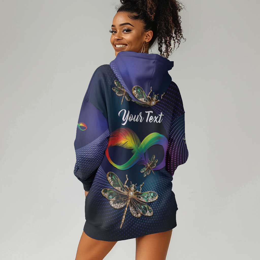Personalized As Long As I Breathe You'll Be Remembered Hoodie Dress Luxury Dragonfly - Feather Infinity LT01