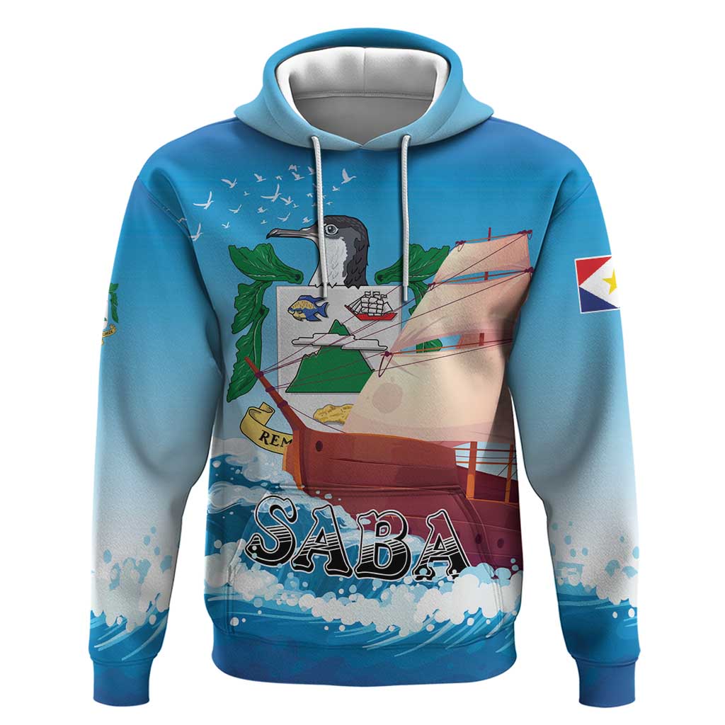 Personalized Saba Hoodie Sailboat Remis Velisque LT01