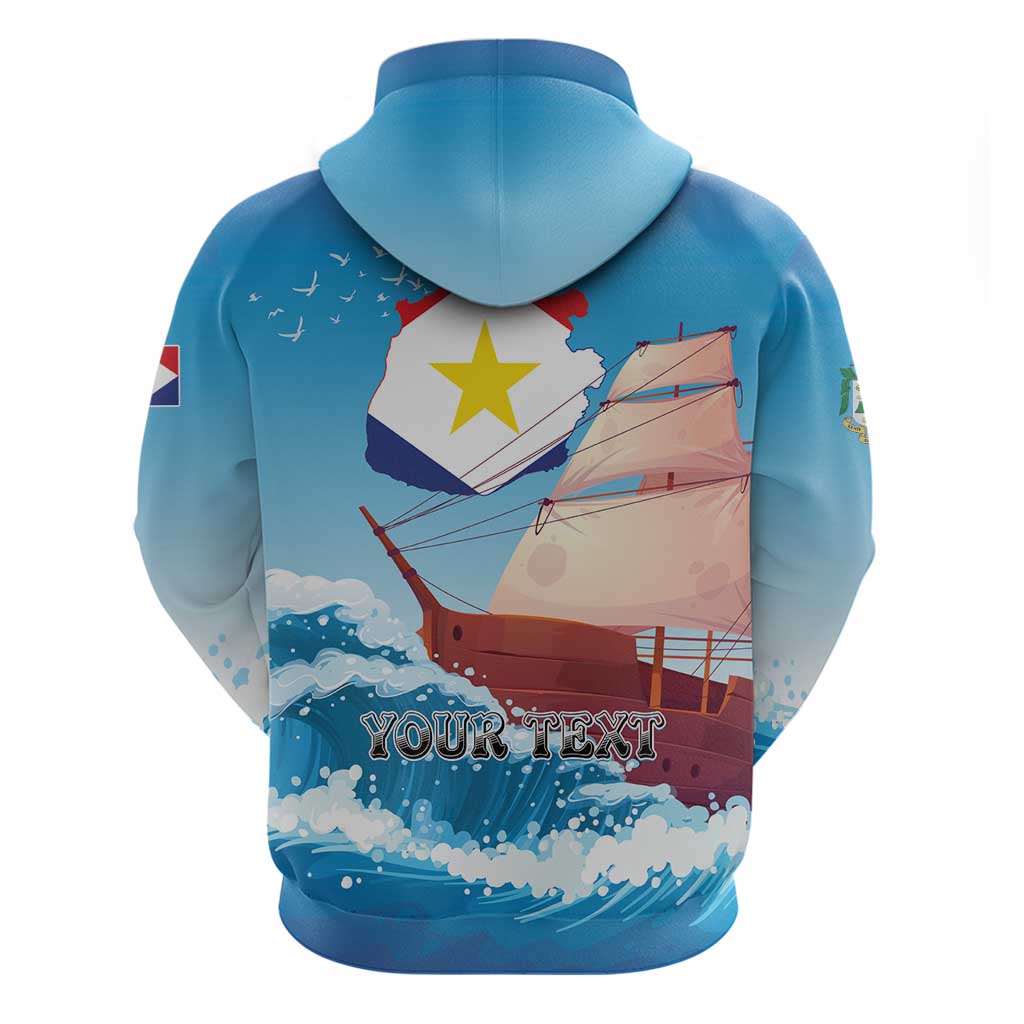 Personalized Saba Hoodie Sailboat Remis Velisque LT01