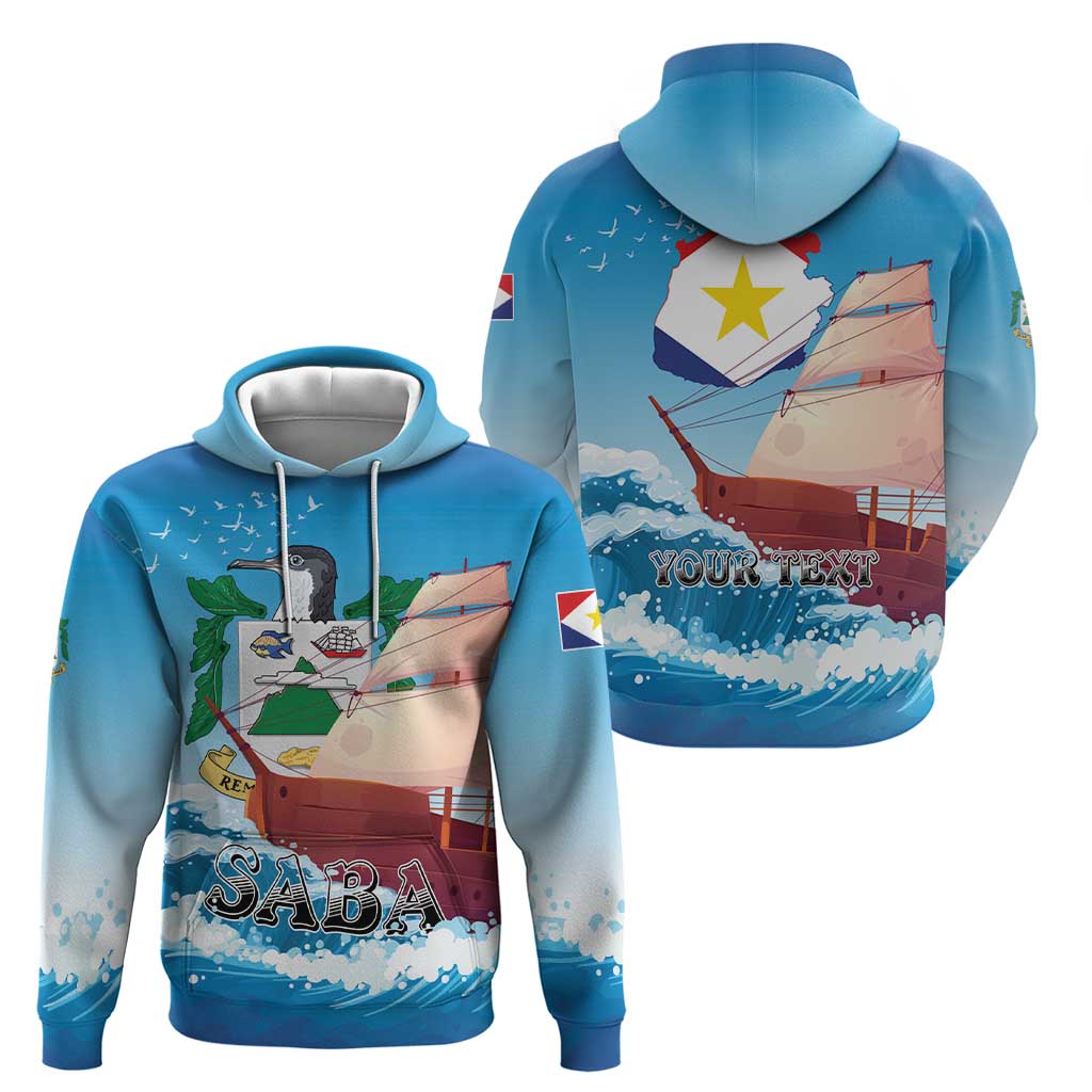 Personalized Saba Hoodie Sailboat Remis Velisque LT01