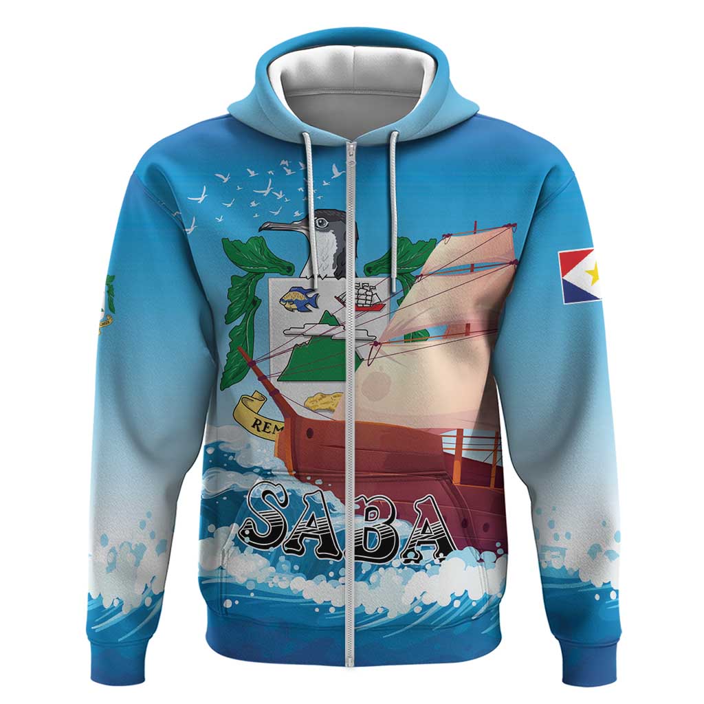 Personalized Saba Hoodie Sailboat Remis Velisque LT01