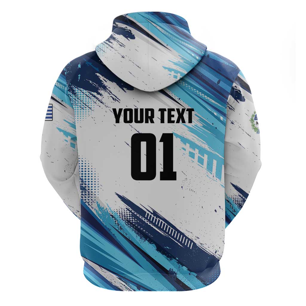 Uruguay Basketball Custom Hoodie Charruas Go Champion LT01
